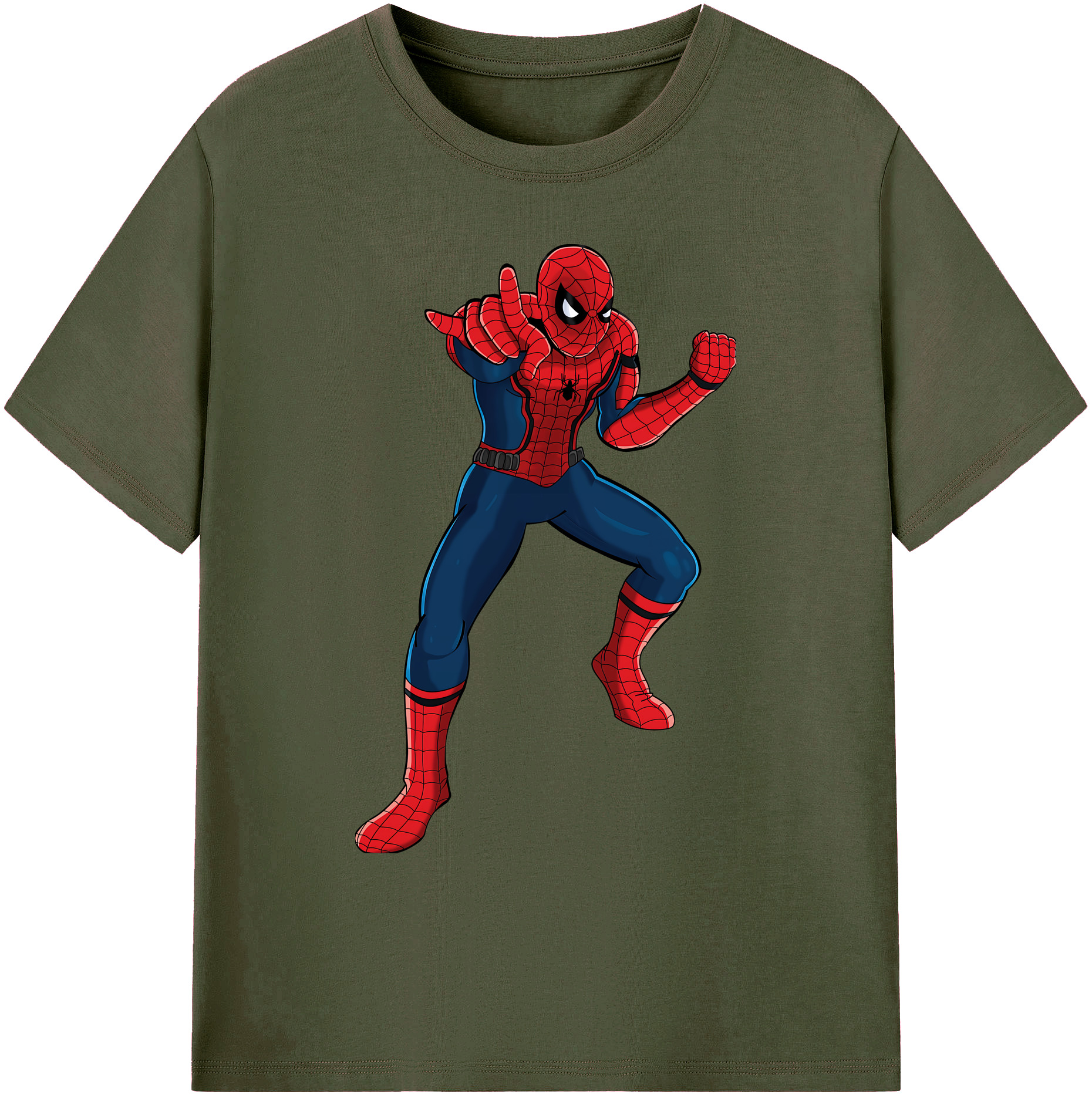 （画像用） Spider Man スパイダーマン 綿100％ メンズ半袖Tシャツ｜肌触りやわらか＆通気性